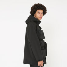 画像をギャラリービューアに読み込む, 3LAYER WATERPROOF LONG JACKET (BLACK)
