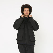 画像をギャラリービューアに読み込む, 3LAYER WATERPROOF JACKET (BLACK)
