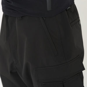 3LAYER WATER REPELLENT CARGO PANTS (BLACK)