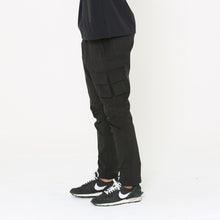 画像をギャラリービューアに読み込む, 3LAYER WATER REPELLENT CARGO PANTS (BLACK)
