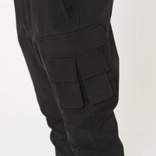 Load image into Gallery viewer, 3LAYER WATER REPELLENT CARGO PANTS (BLACK)
