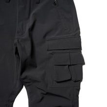 画像をギャラリービューアに読み込む, 3LAYER WATER REPELLENT CARGO PANTS (BLACK)
