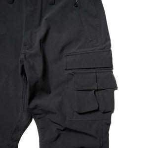 3LAYER WATER REPELLENT CARGO PANTS (BLACK)