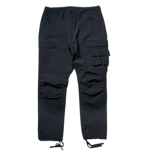 3LAYER WATER REPELLENT CARGO PANTS (BLACK)