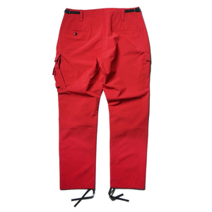 3LAYER WATER REPELLENT CARGO PANTS (RED)