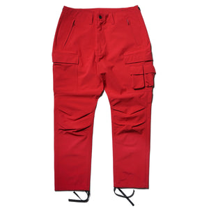 3LAYER WATER REPELLENT CARGO PANTS (RED)